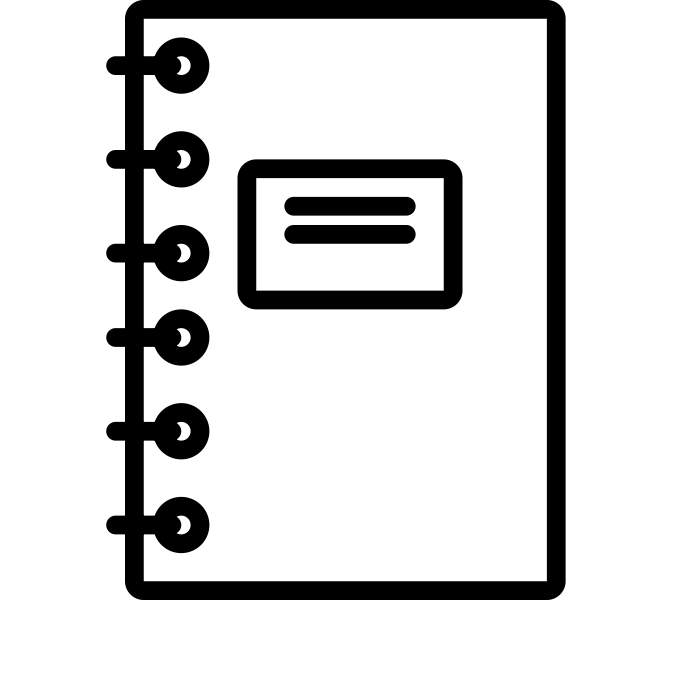 Notebook - Copyright The Noun Project by Lero Keller