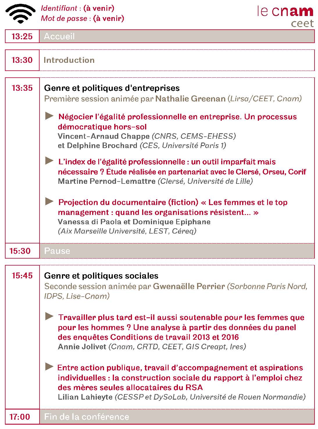 Programme conférence du CEET - 7 juin 2022